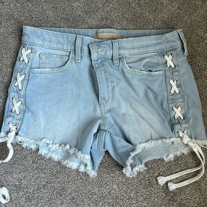 Joes jeans cut off denim shorts